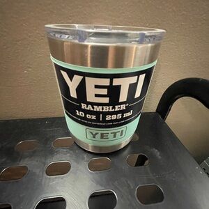 NWT old style YETI Rambler 10 oz Tumbler - Seafoam